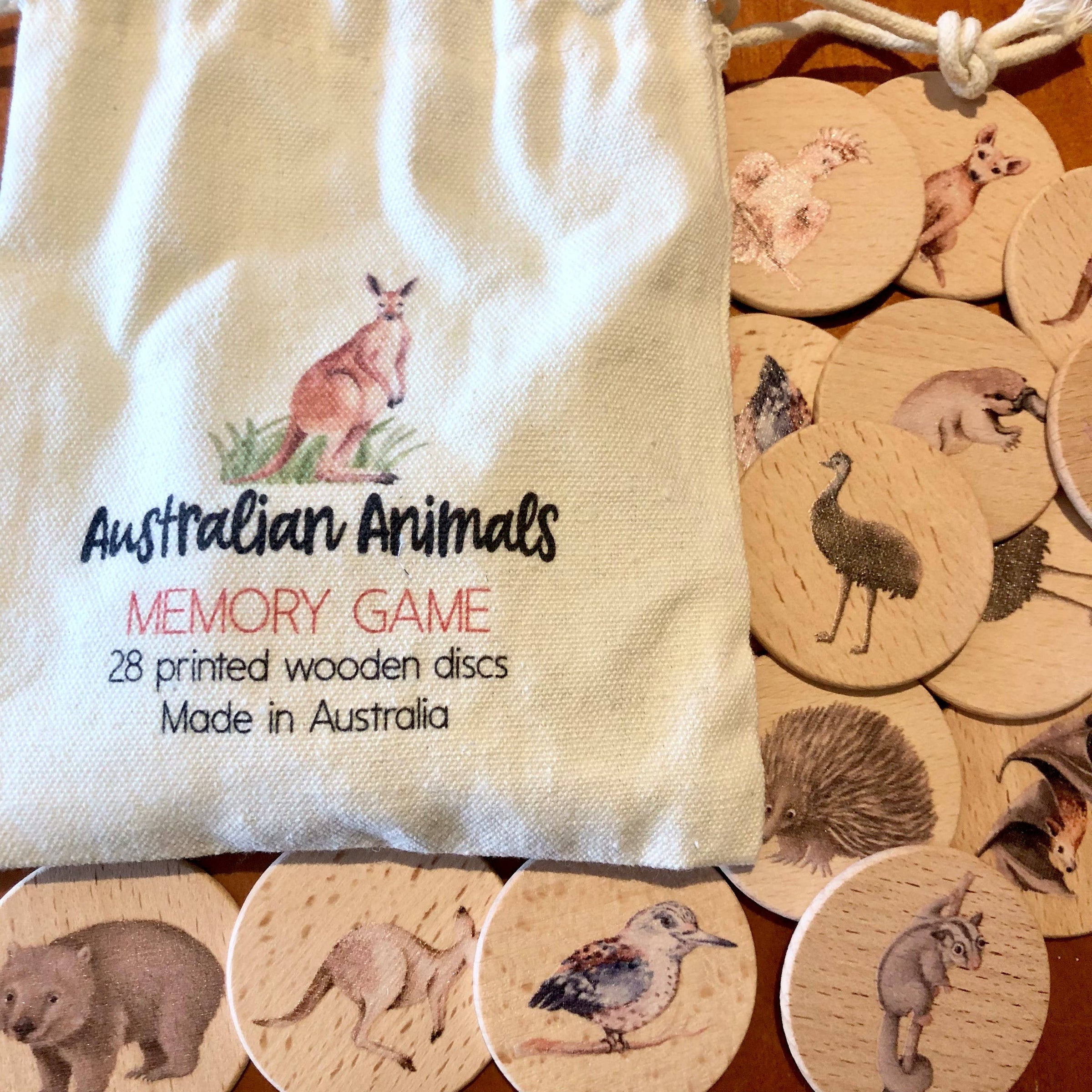 Australian Animals Memory Game | graveltrack